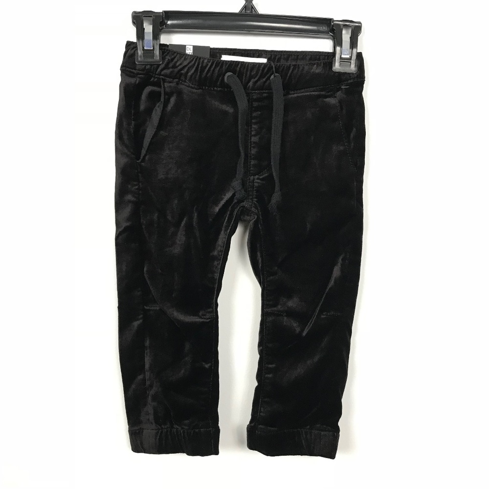 DL1961 Boy's Suede Black Jogger Size 24M